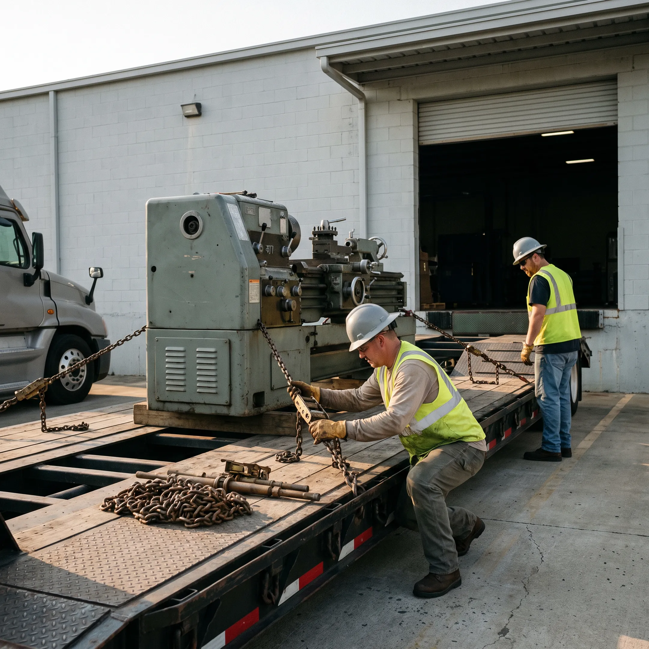 Heavy Equipment Lathe Movers