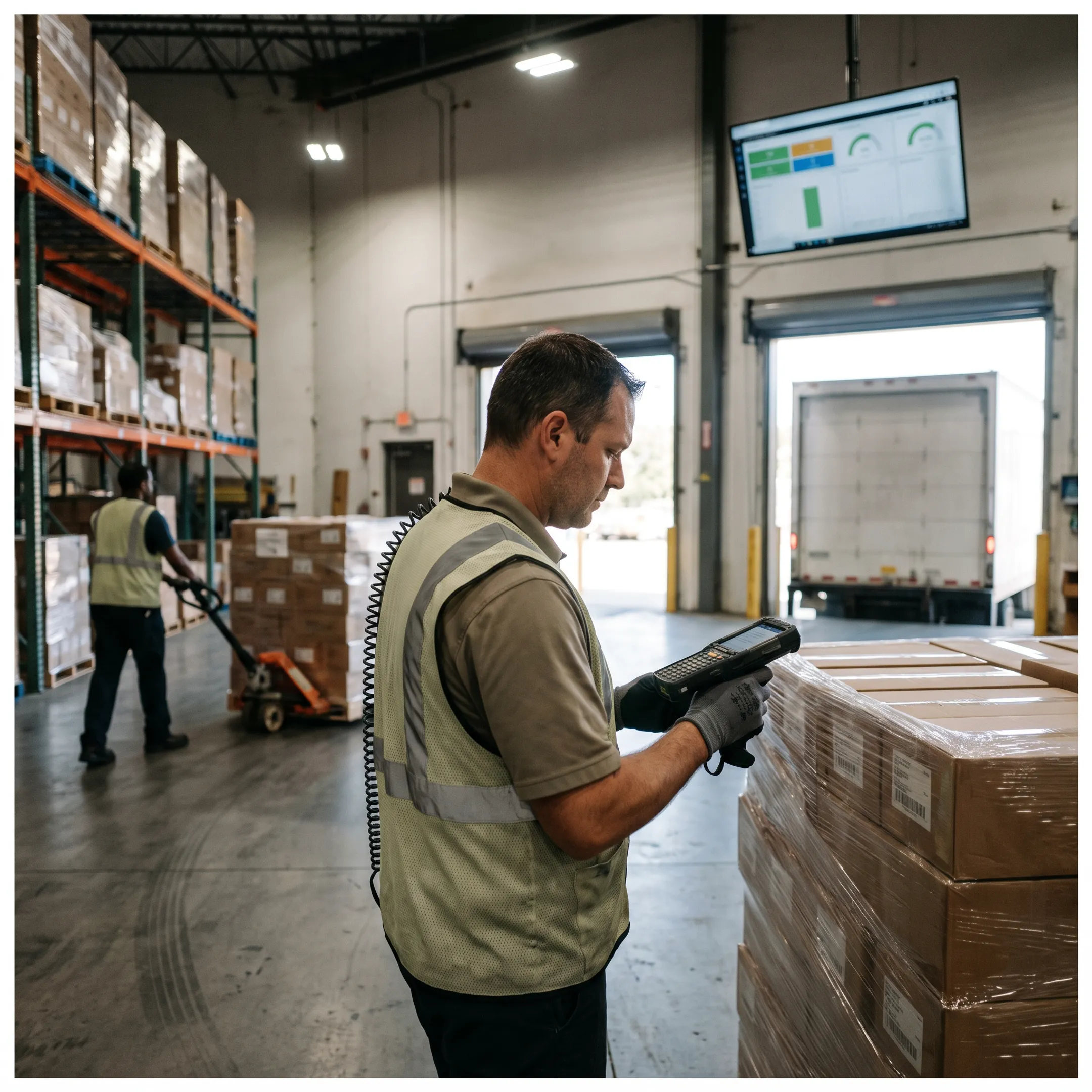 Consumer electronics logistics warehouse