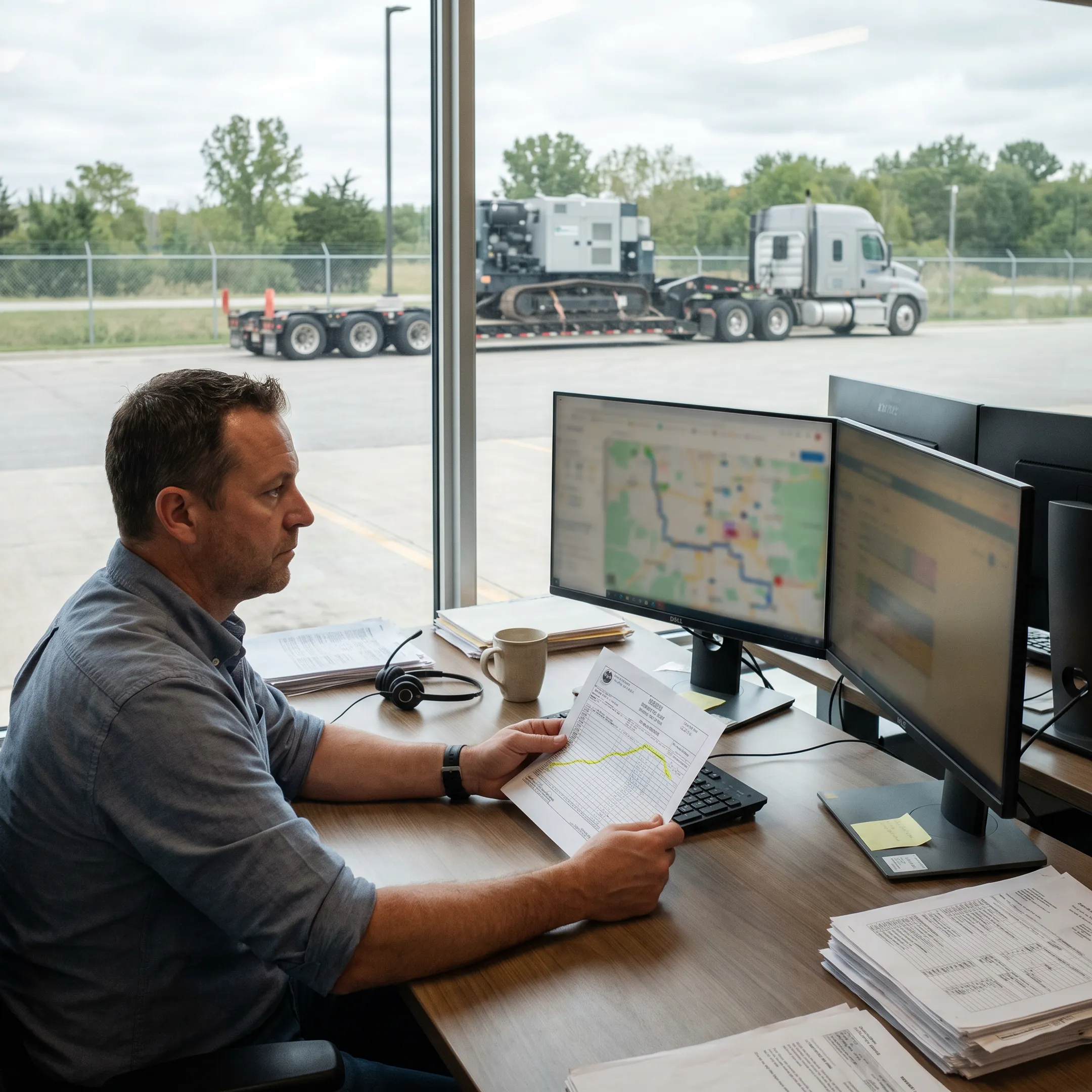 Heavy haul route planning with oversized freight
