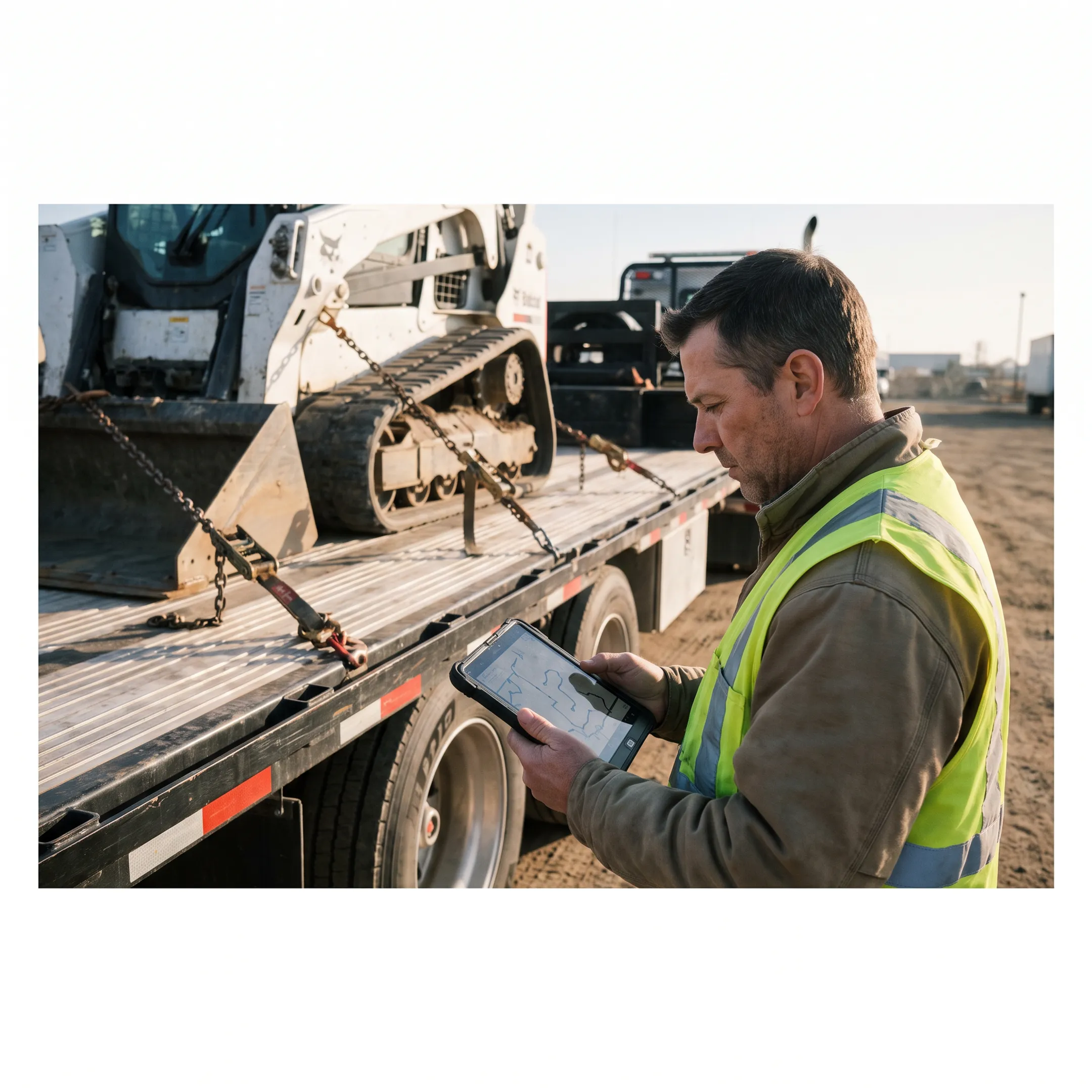 Construction freight logistics planning