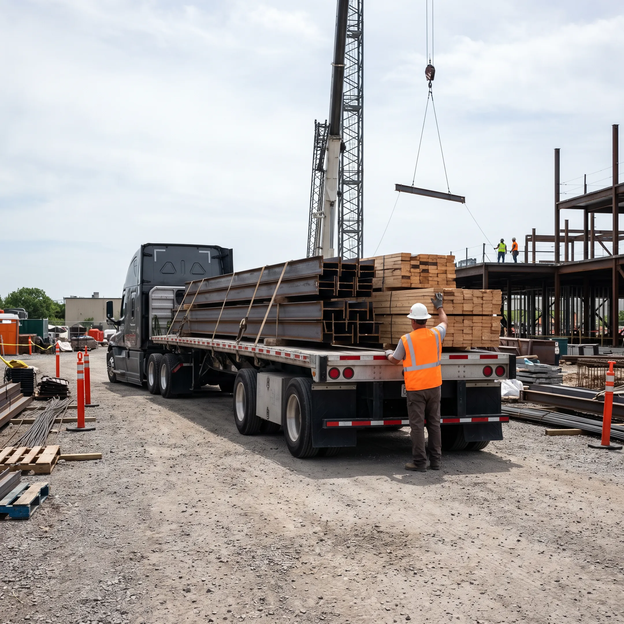 Construction Material Delivery Services