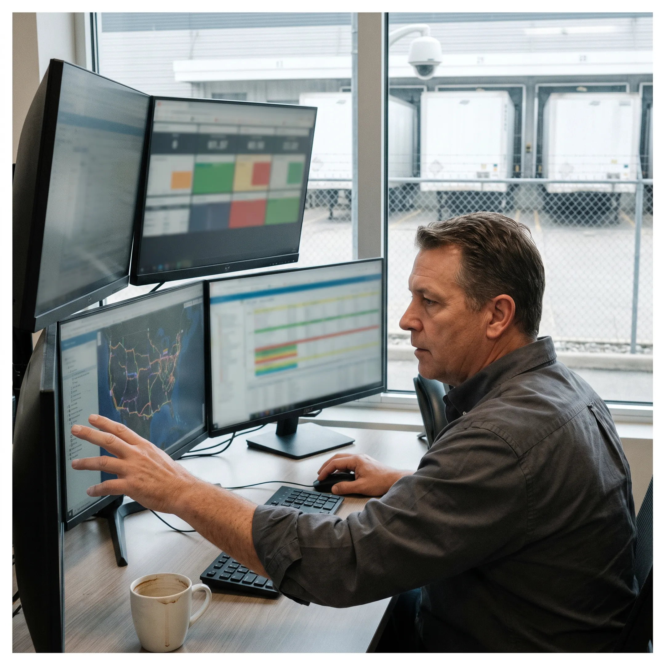 Defense freight logistics coordination