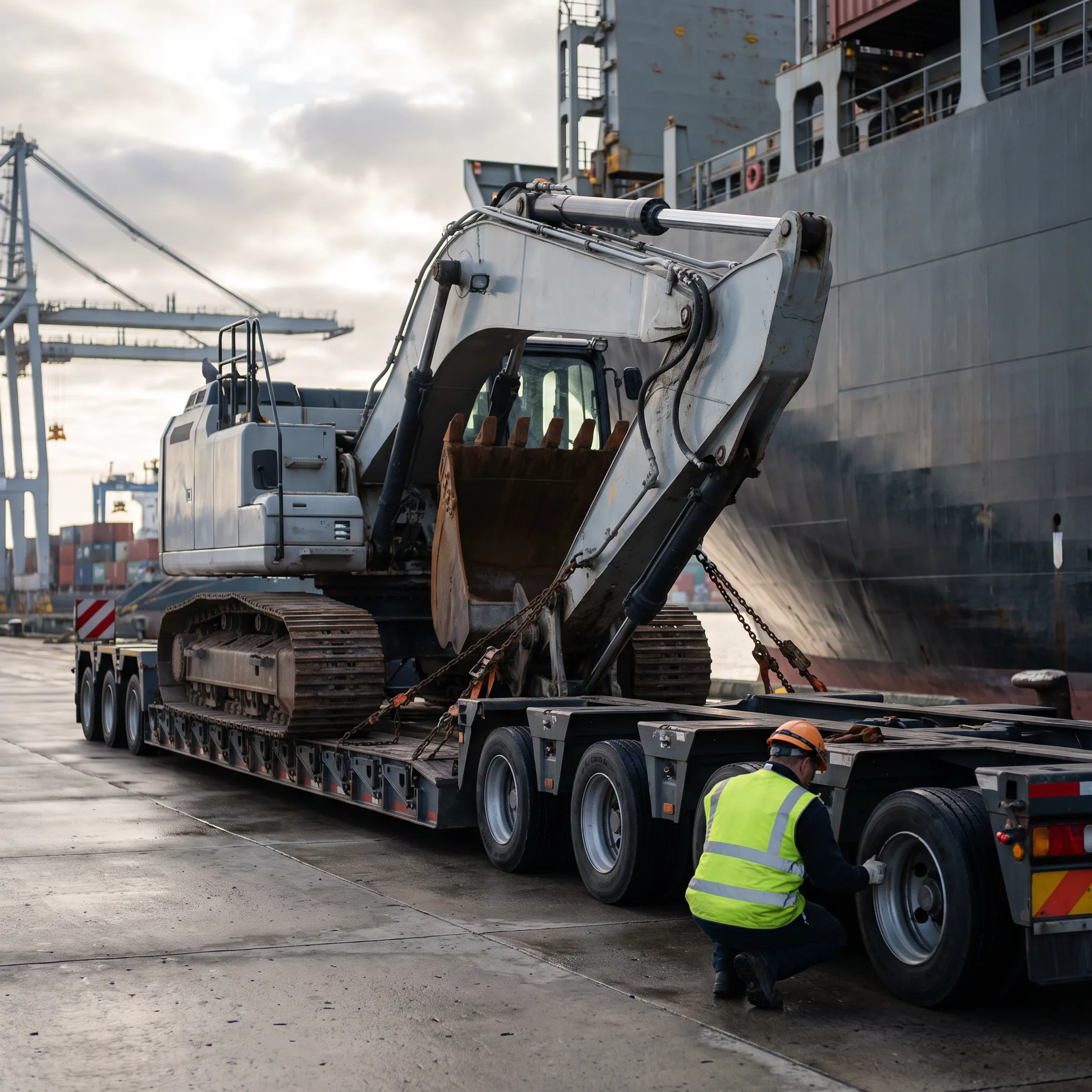 International Heavy Equipment Shipping & Overseas Transport