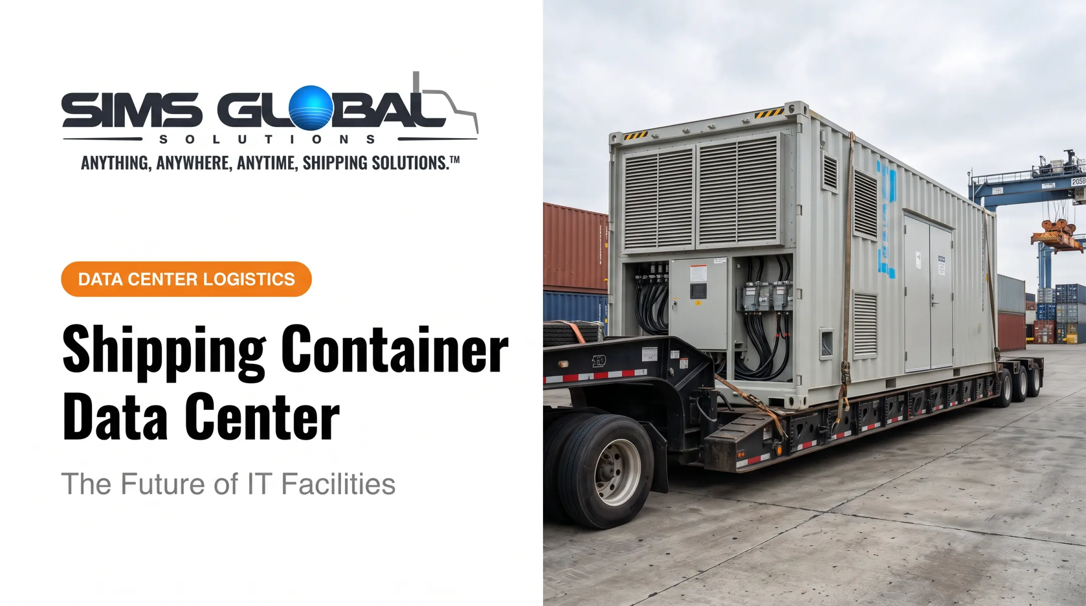 Shipping Container Data Center: The Future of IT Facilities