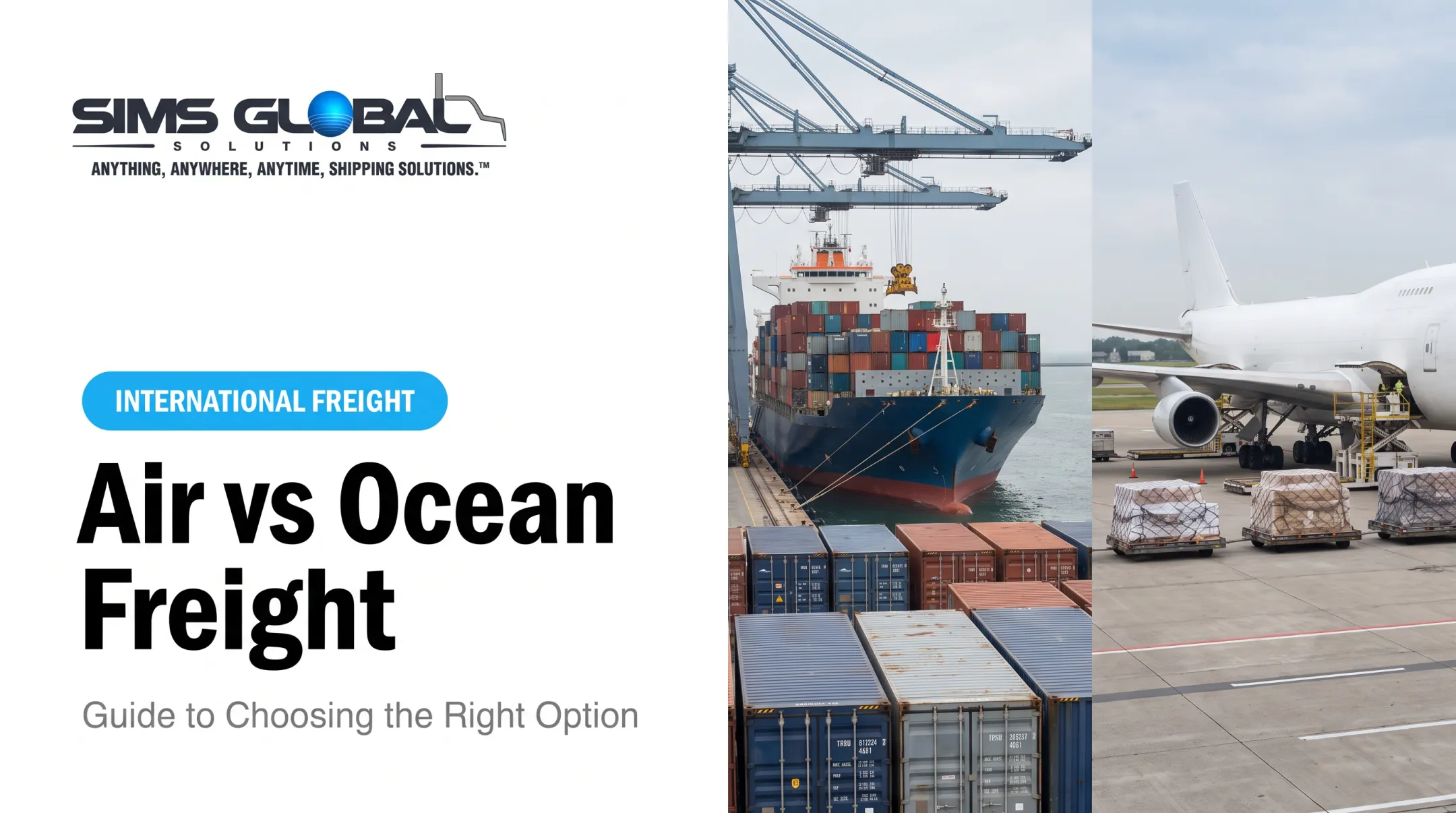 Air vs Ocean Freight: Guide to Choosing the Right Option