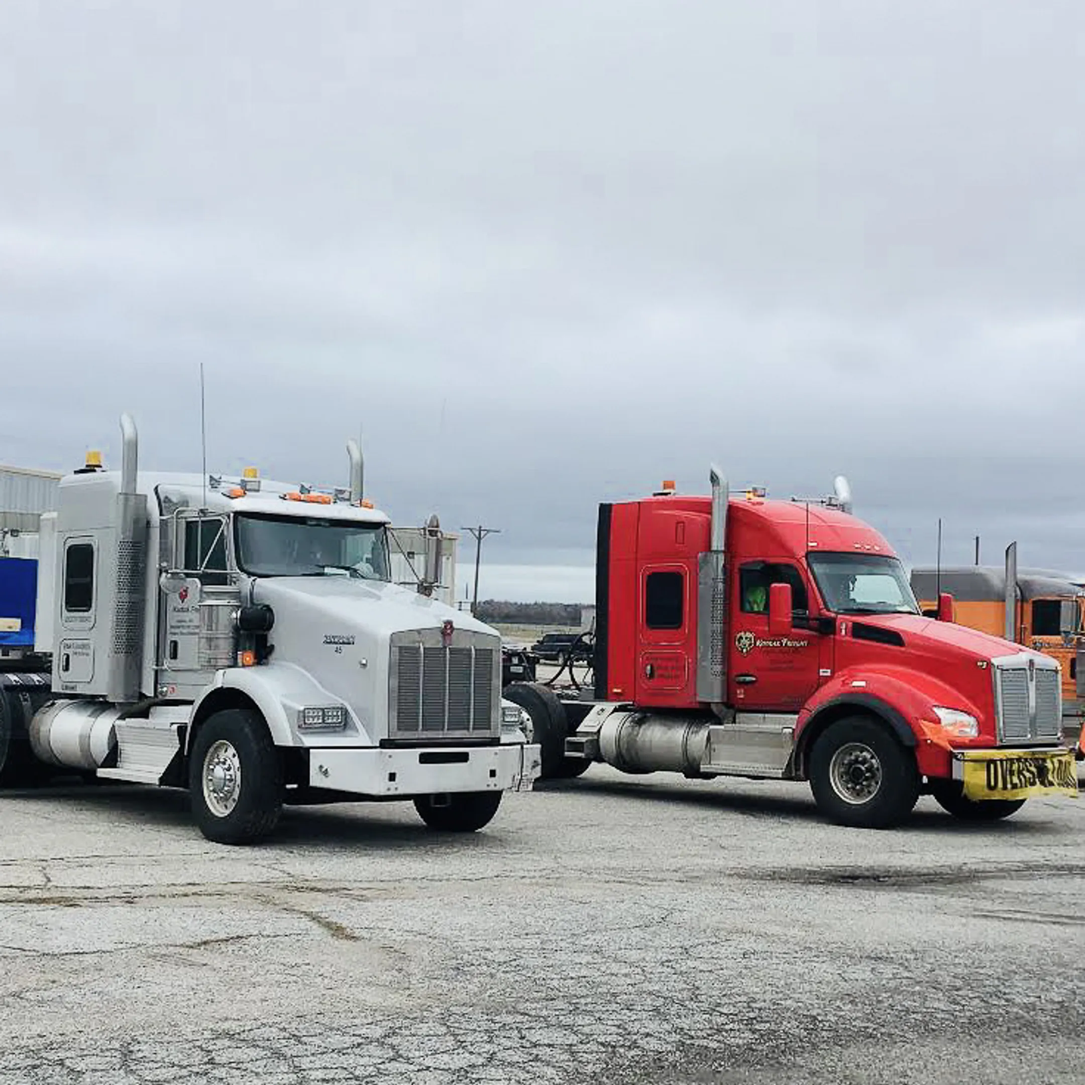 Logistics coordinator planning flatbed shipment