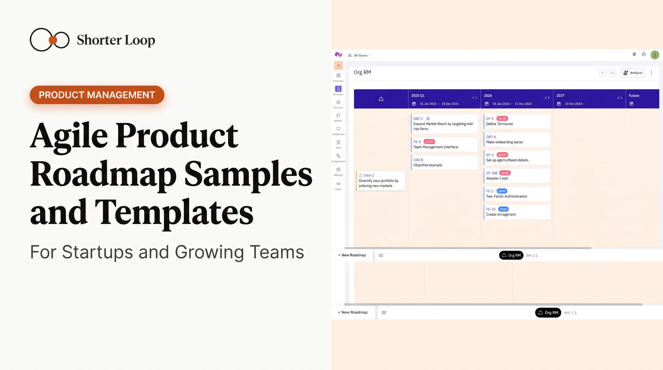 Agile Product Roadmap Samples and Templates