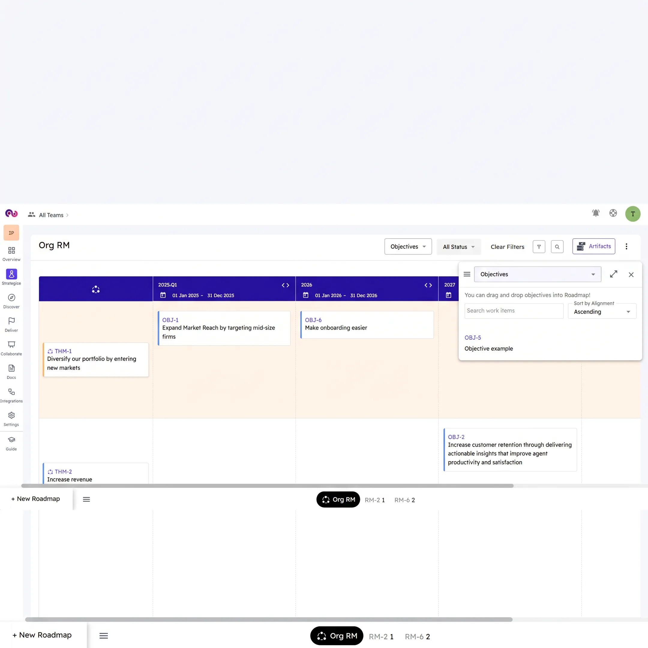 Customer evidence connected to product opportunities and strategic decisions