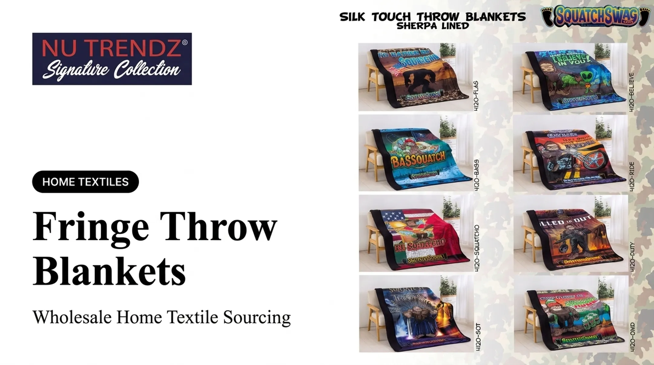 Fringe Throw Blankets