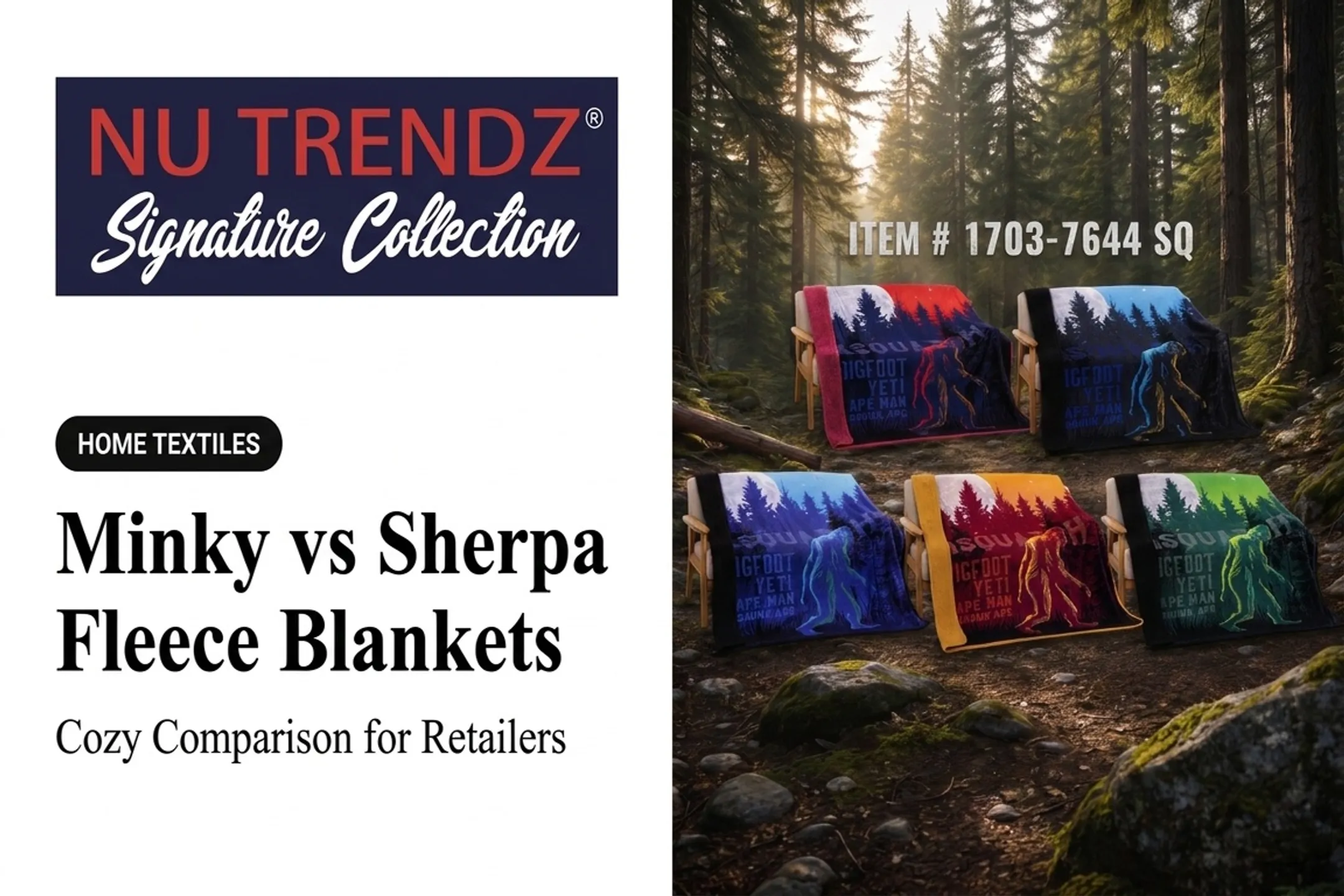Minky vs Sherpa Fleece Blankets
