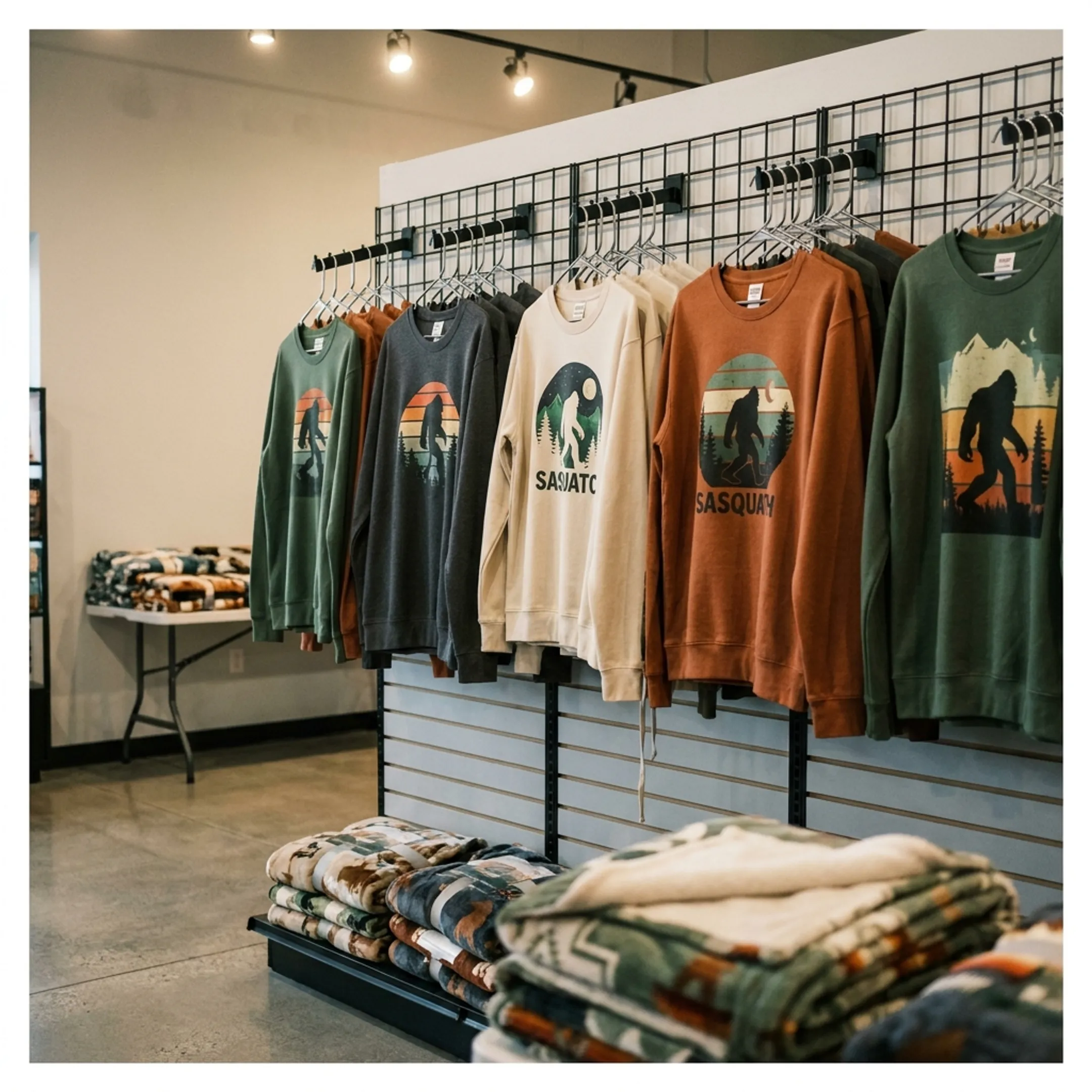 Novelty fan merchandise retail display