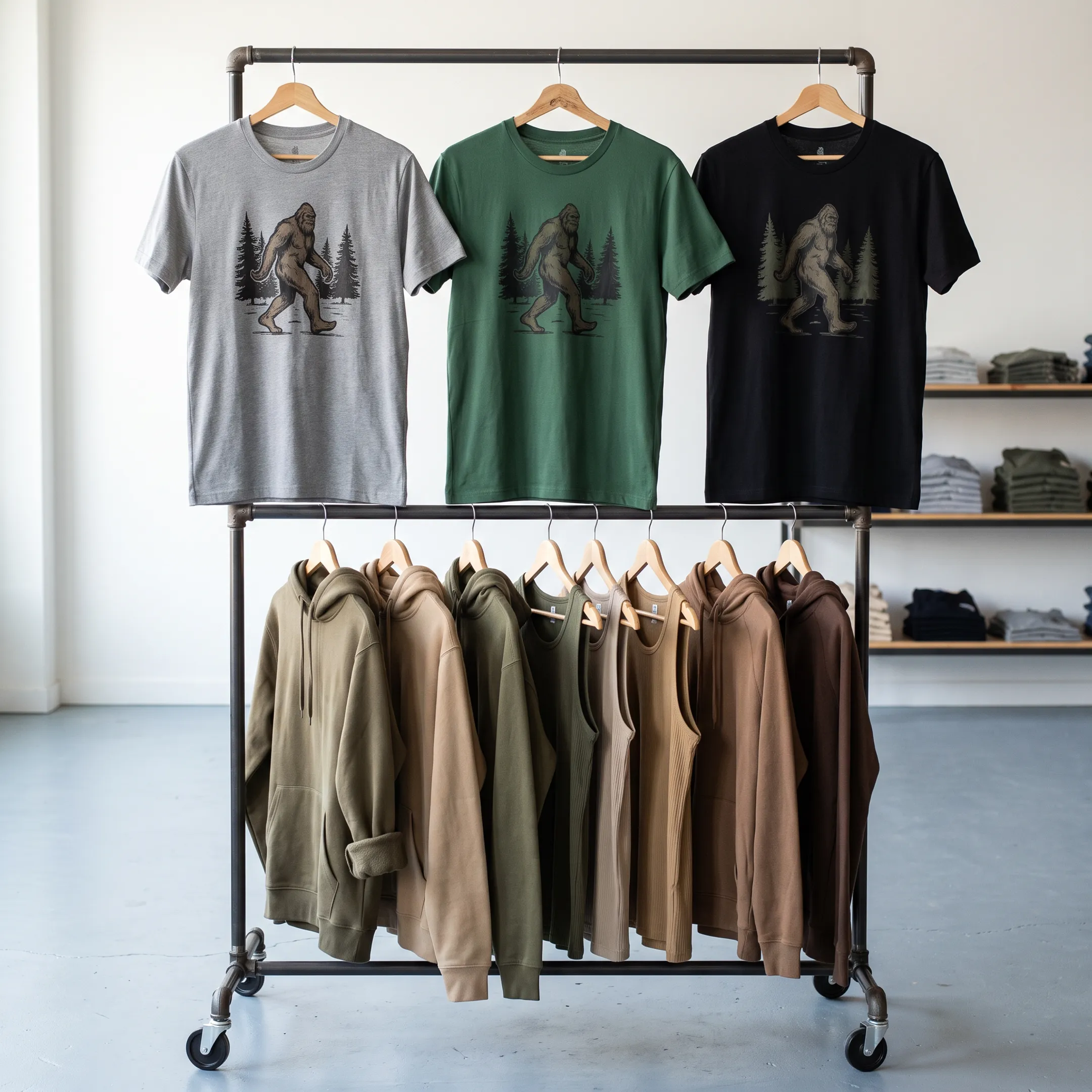 Casual Sasquatch apparel