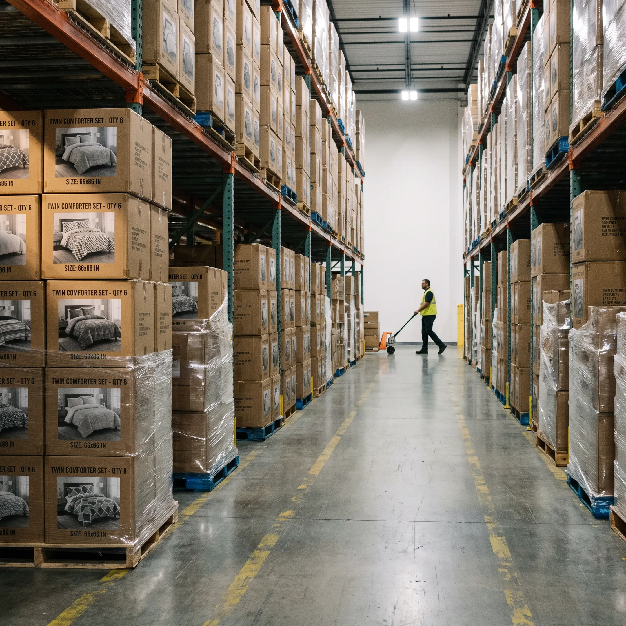 Retail and wholesale bedding distribution