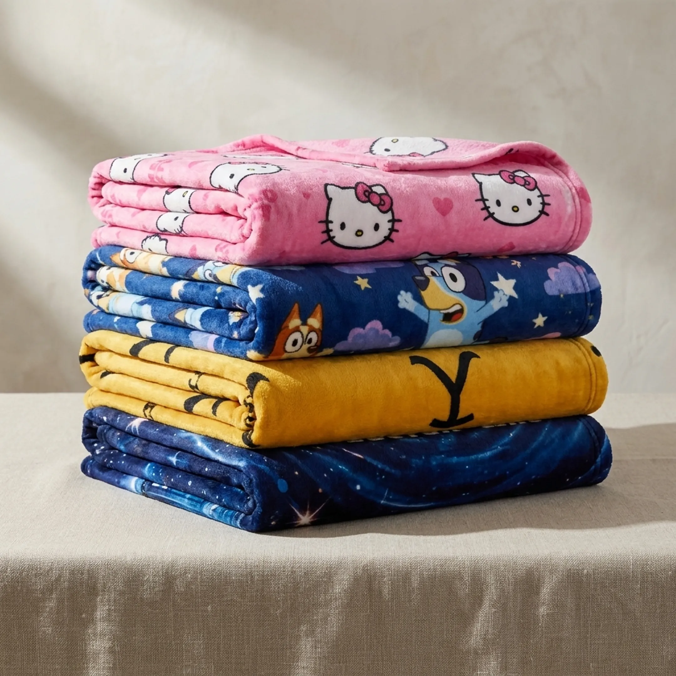 Custom Fleece Blankets in Bulk