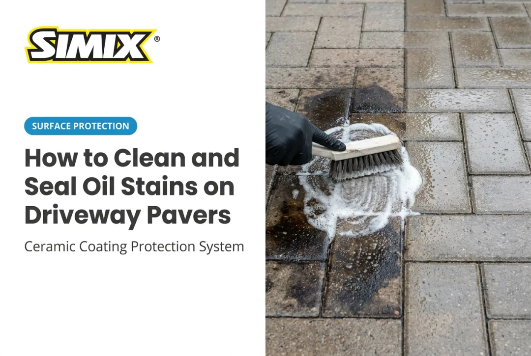 How to Clean and Seal Oil Stains on Driveway Pavers