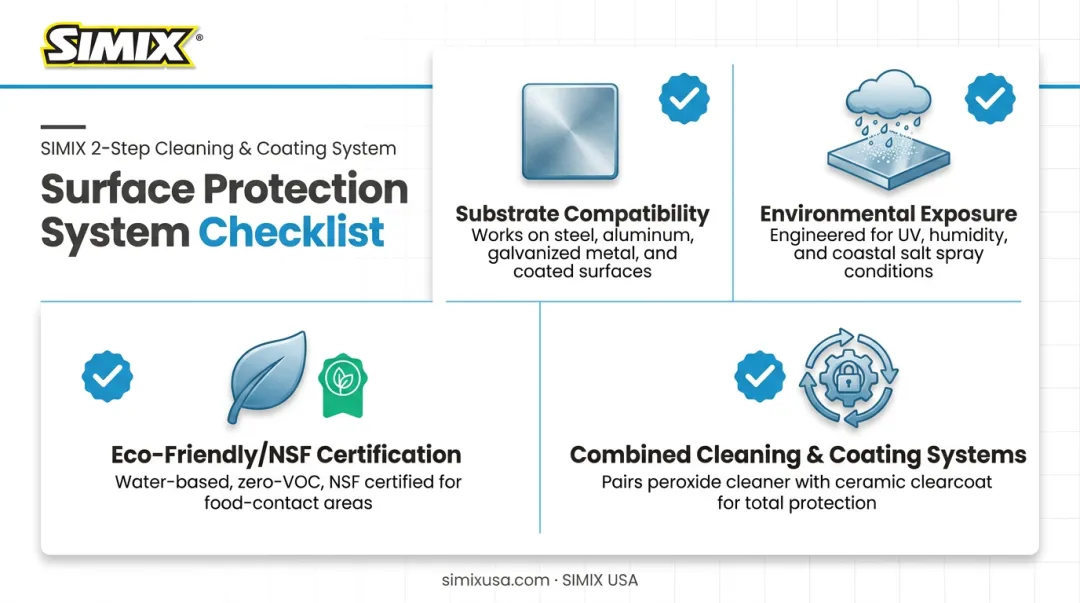 Facility manager coating selection criteria checklist for HVAC coils