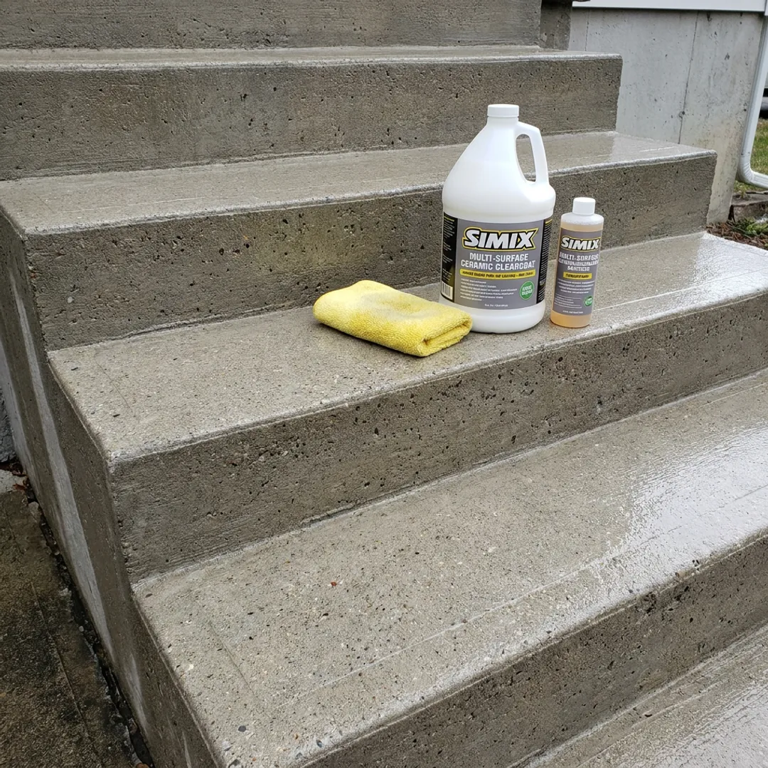 Coating Application Techniques for Concrete Steps