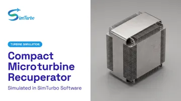 Compact Microturbine Recuperator