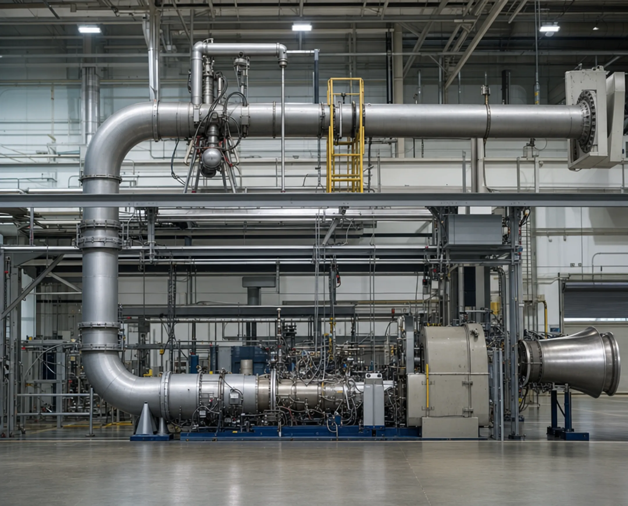 NASA J85 turbojet engine used in compressor validation testing