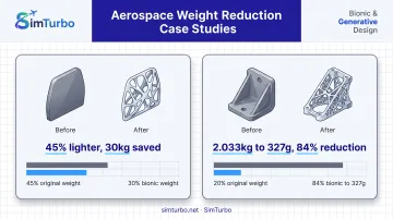 Generative design and topology optimization weight reduction case study comparison