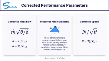 Corrected parameter equations and physical meaning for compressor map similarity