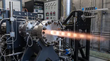 NASA scramjet combustor test facility showing supersonic combustion research hardware and instrumentation