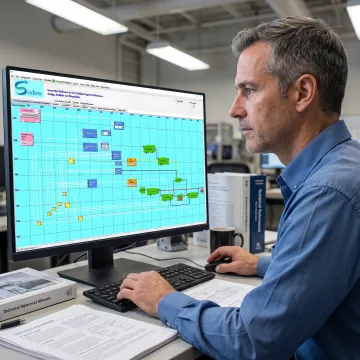 Aerospace propulsion model on an engineering workstation