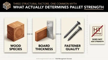 Three factors determining wooden pallet structural strength and durability