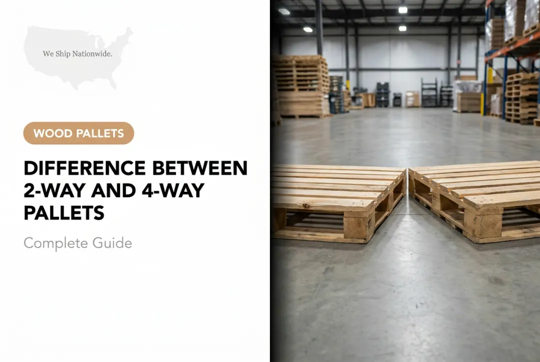 Difference Between 2-Way and 4-Way Pallets: Complete Guide