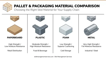 Corner protector material types comparison across paperboard plastic foam and metal