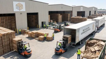 Skid Management Services pallet supplier network warehouse operations across mid-Atlantic region
