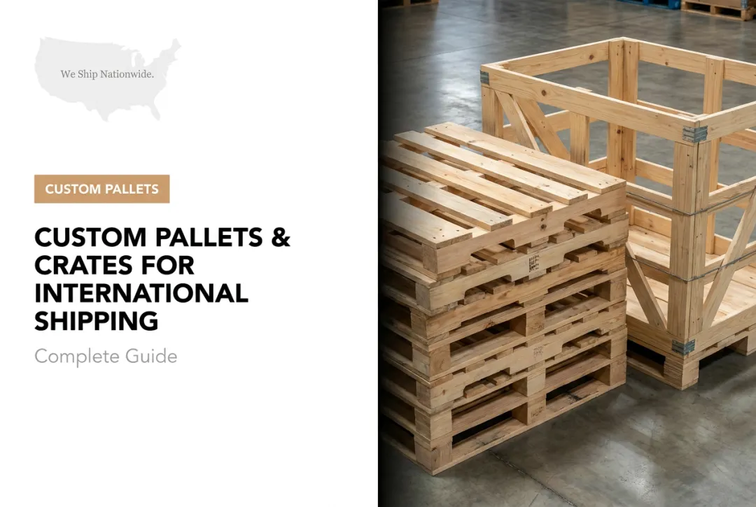 Custom Pallets & Crates for International Shipping: Complete Guide