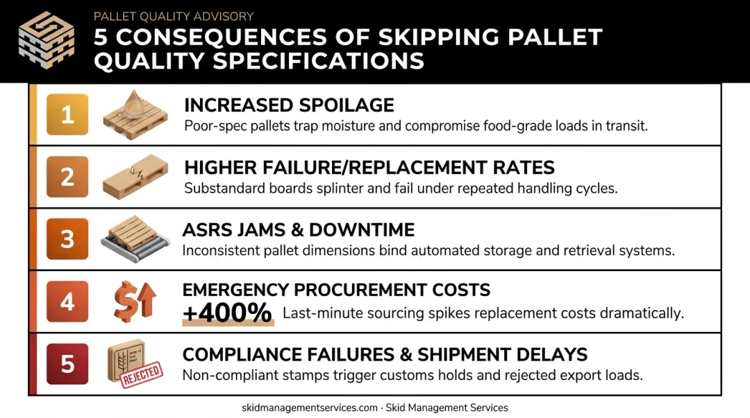 5 consequences of ignoring wooden pallet quality in cold storage