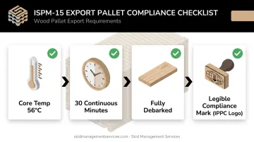 ISPM-15 wood packaging heat treatment compliance requirements checklist