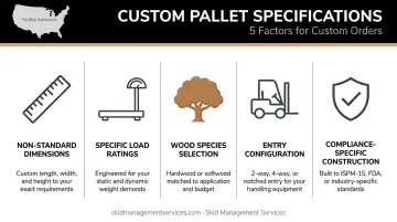 5 custom pallet specification dimensions load rating and compliance factors breakdown