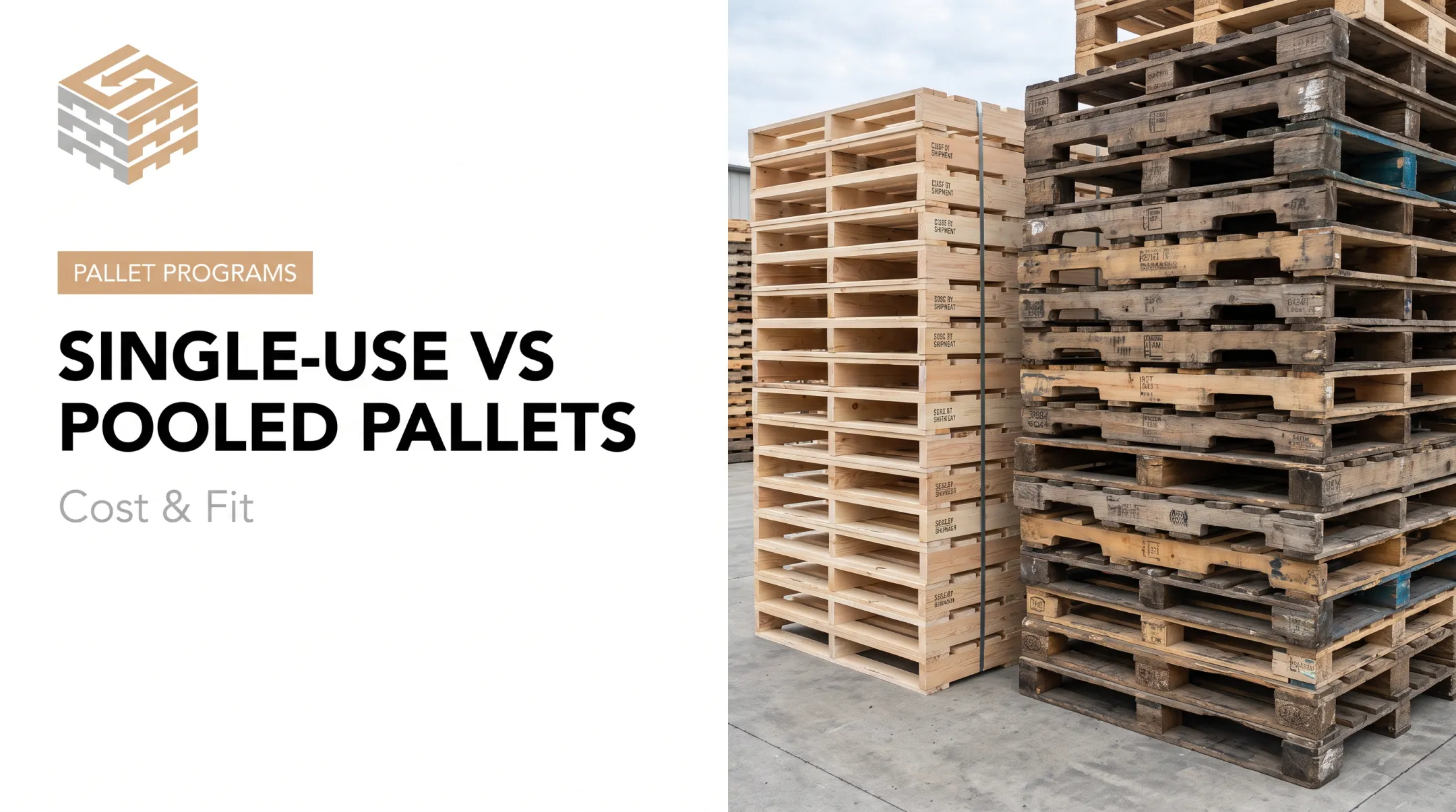 Single-Use vs Pooled Pallets: Cost &amp; Fit