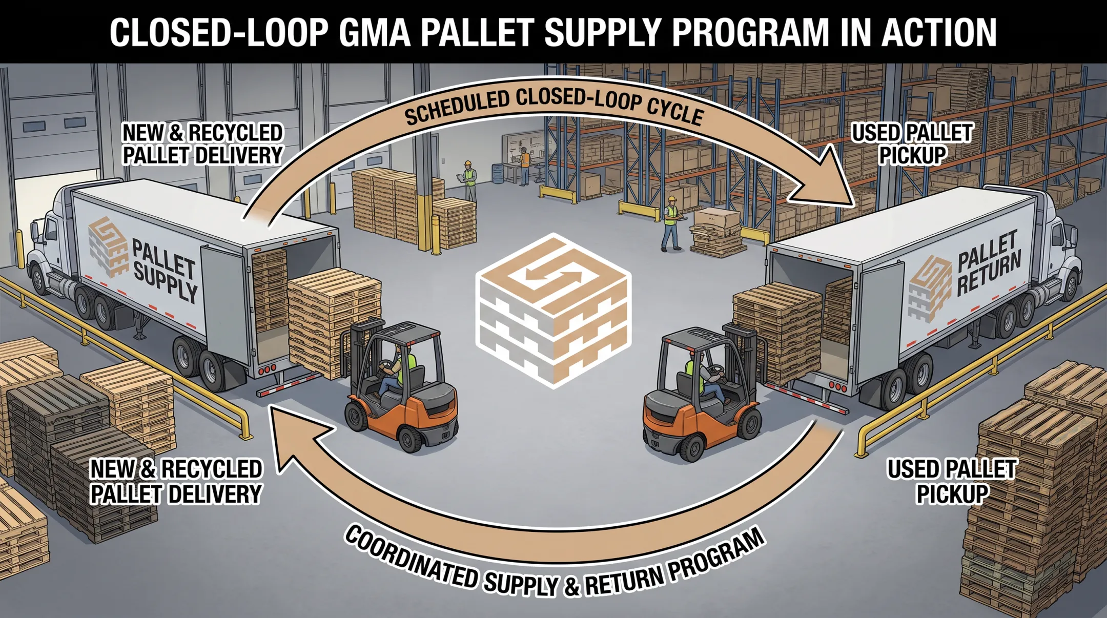 Skid Management Services closed-loop pallet supply and pickup program