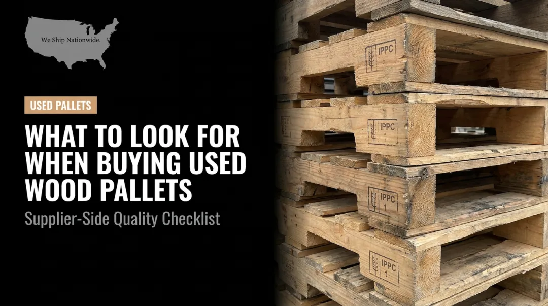 What to Look For When Buying Used Wood Pallets