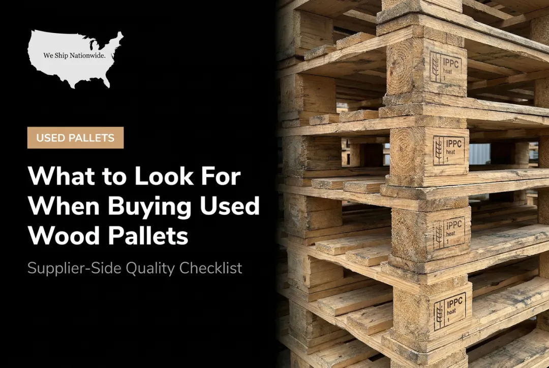 What to Look For When Buying Used Wood Pallets
