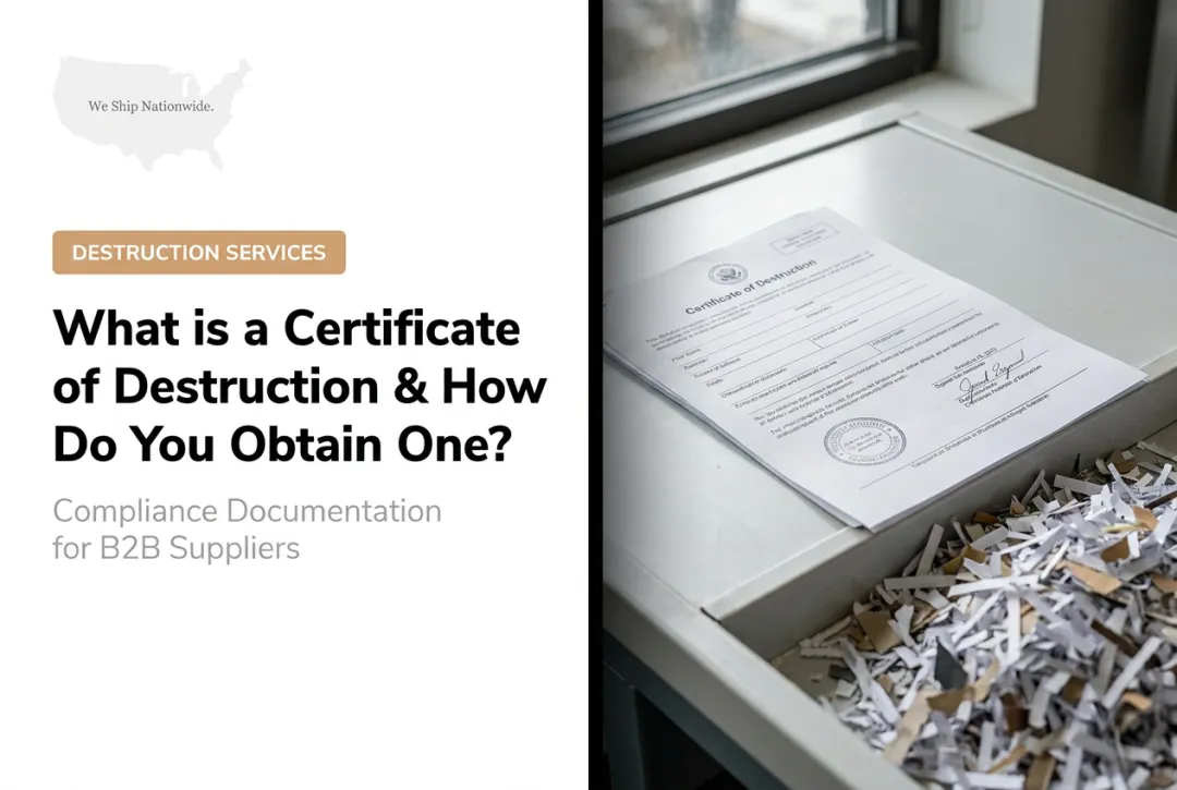 What is a Certificate of Destruction & How Do You Obtain One?