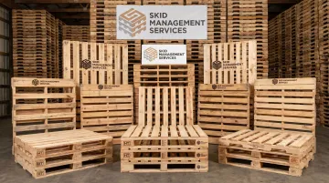 Skid Management Services custom wood pallet configurations including heavy-duty and export builds