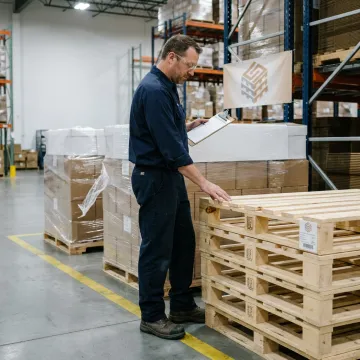 Pallet inspection for pharmaceutical supply