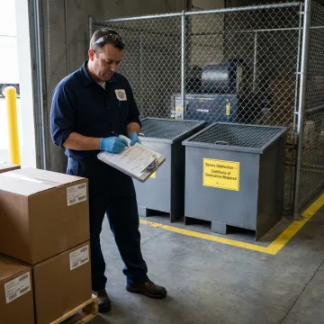 Commercial product destruction service