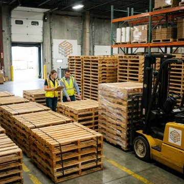 Warehouse pallet distribution program