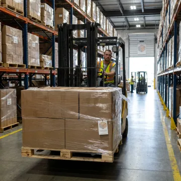 Warehouse & Retail Distribution pallet use