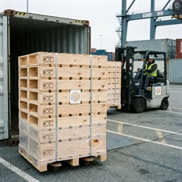 International Export pallet use