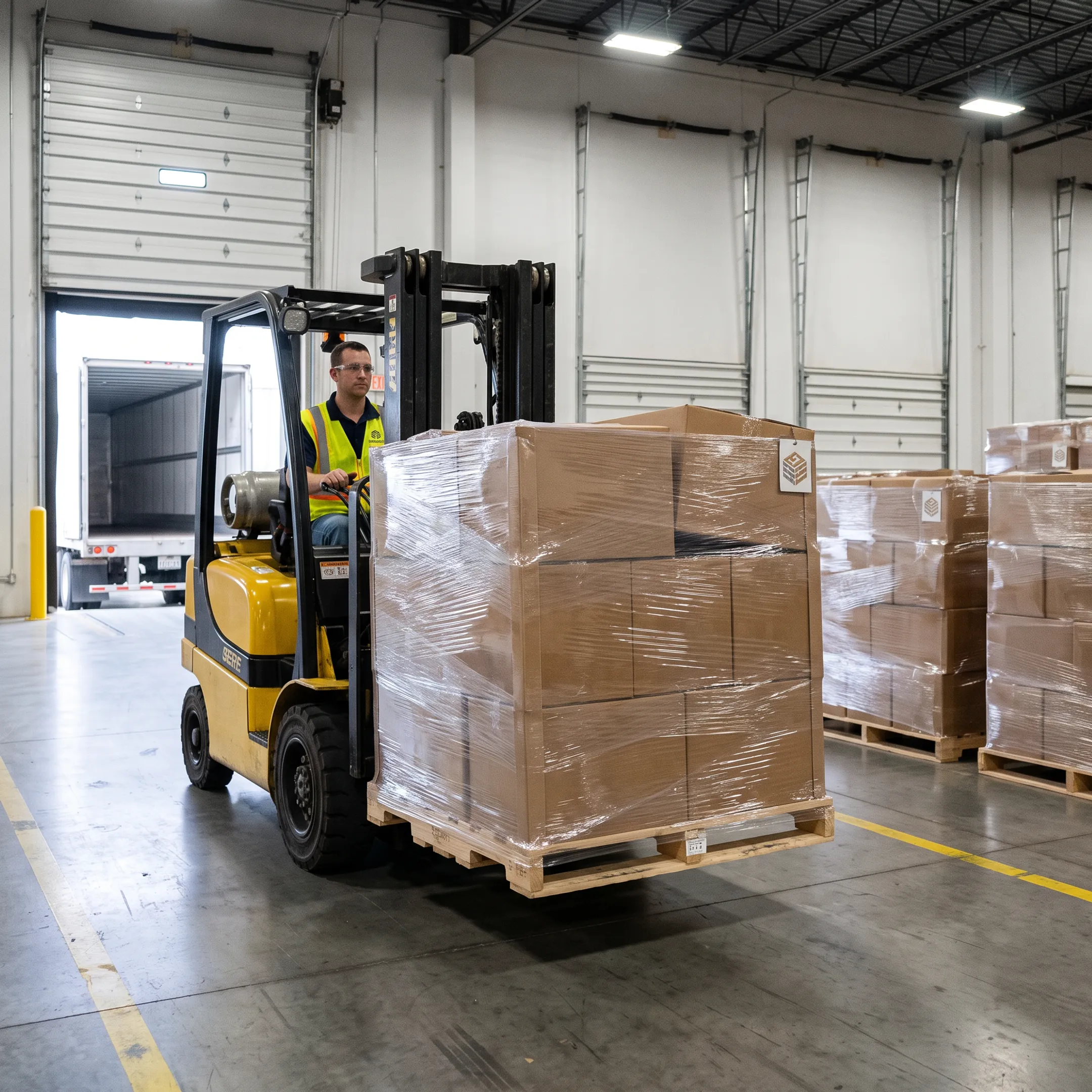 Consumer goods distribution pallets