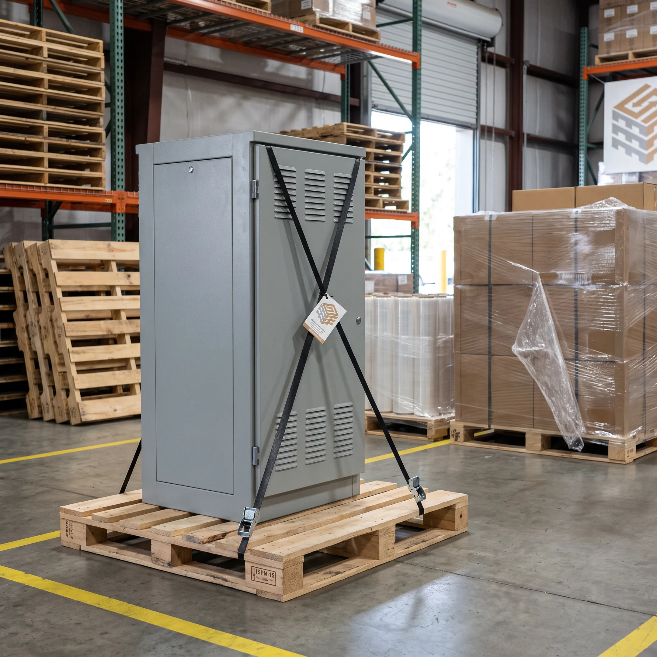 Telecom infrastructure pallet use
