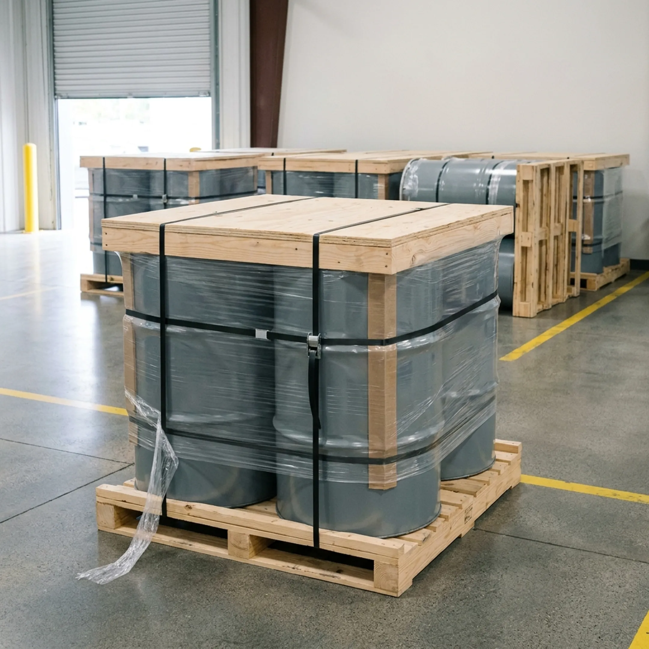 Chemical industrial handling pallets