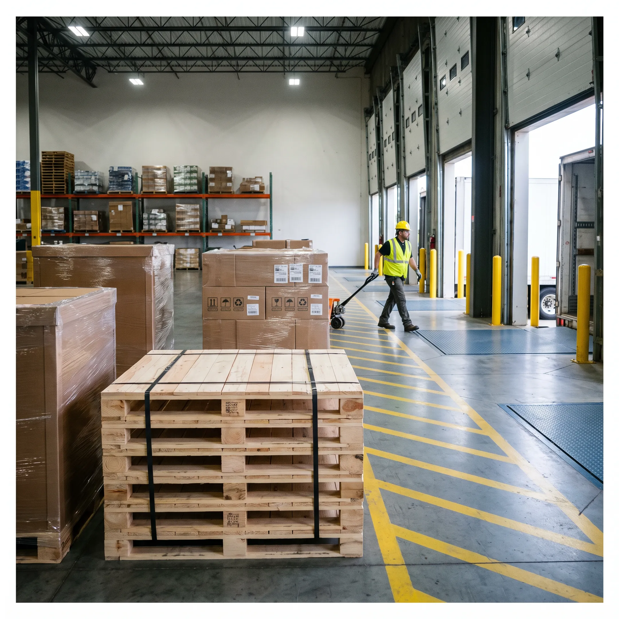Industrial manufacturing pallets